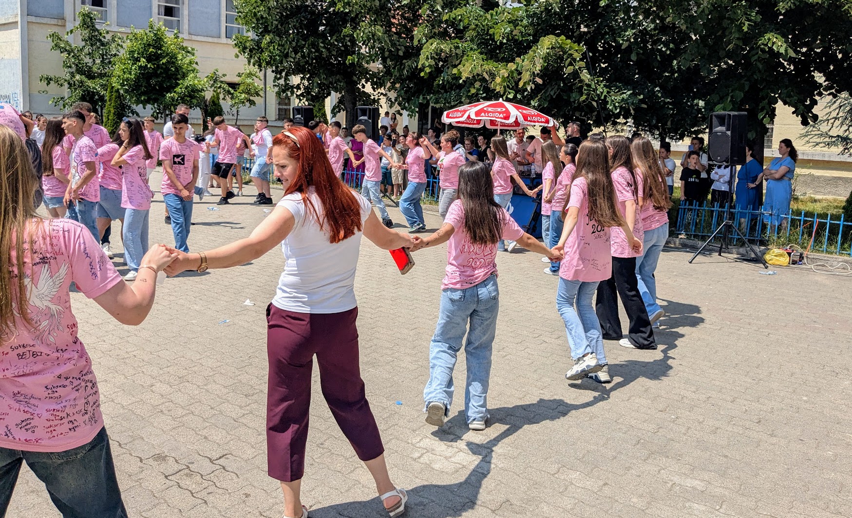 day 8 albania school party