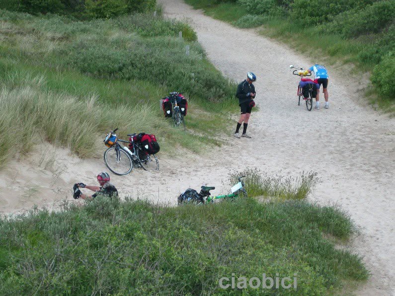 ciaobici spiagge danesi Jutland
