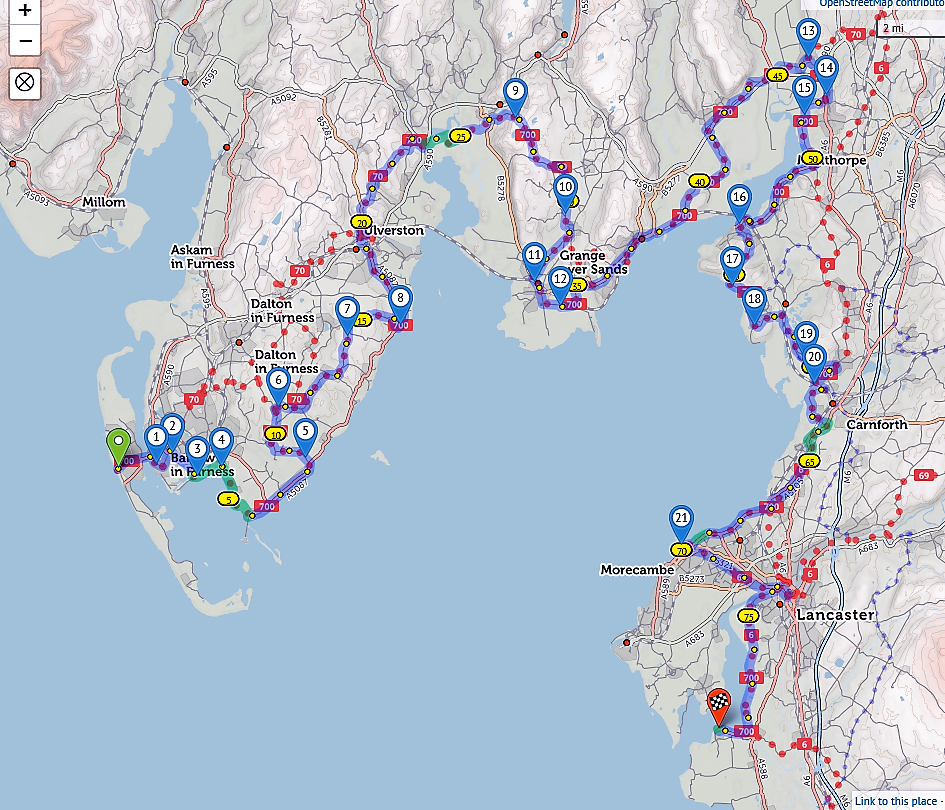 ciaobici Bay Cycle Way n