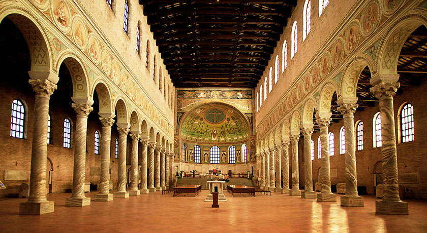 ciaobici basilica di sant apollinare in classe interno