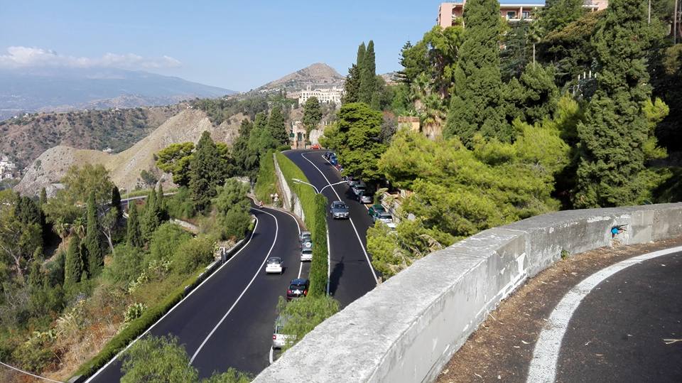 ciaobici 20 La salita per arrivare a Taormina