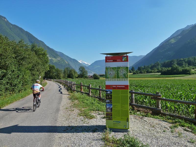 pusterbike tauferer ahrntal radweg bei uttenheim