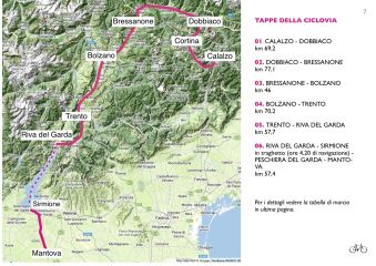 Programma 2023 Ciclovia di Sant’Andrea, da Calalzo a Mantova. Lasciatevi tentare.